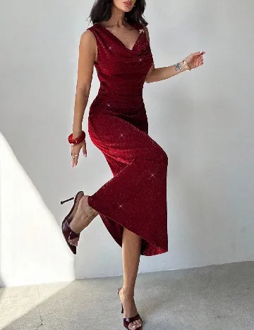Rochie lunga SHEIN, rosu