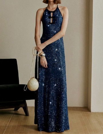 Rochie lunga SHEIN, bleumarin