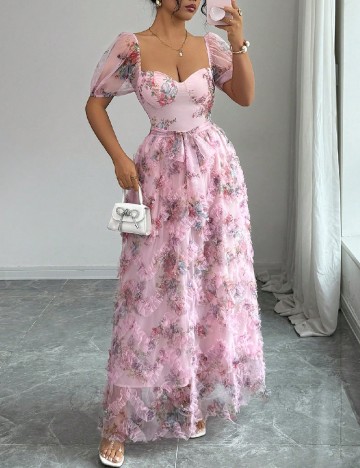 Rochie lunga SHEIN, roz