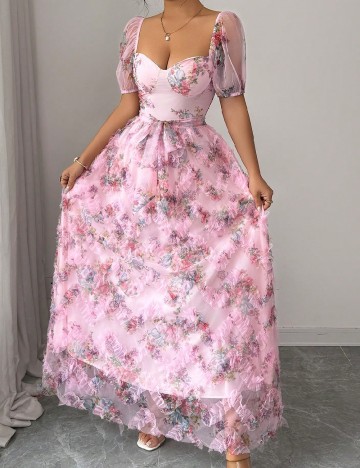 Rochie lunga SHEIN, roz