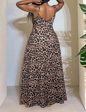 Rochie lunga SHEIN CURVE, animal print