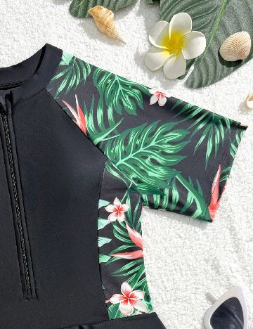 Costum de baie Shein Kids, mix culori