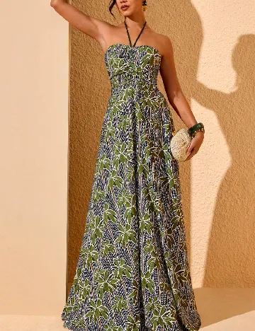 Rochie lunga SHEIN, verde