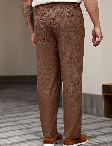 Pantaloni SHEIN, maro