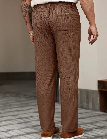 Pantaloni SHEIN, maro