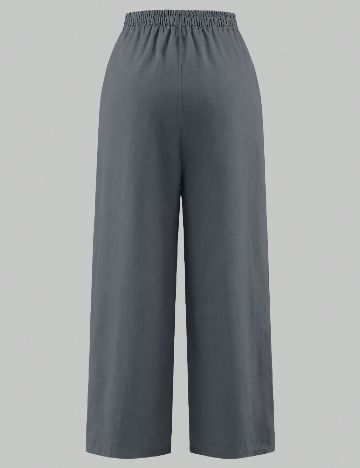 Pantaloni SHEIN CURVE, gri petrol