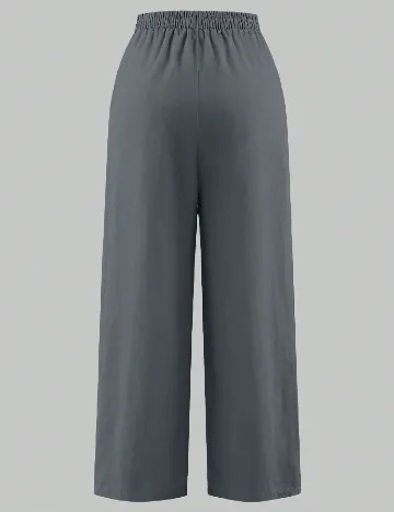 Pantaloni SHEIN CURVE, gri petrol