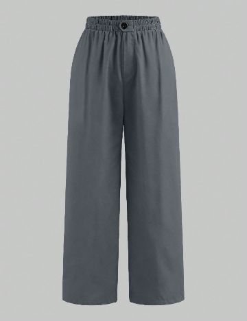 Pantaloni SHEIN CURVE, gri petrol
