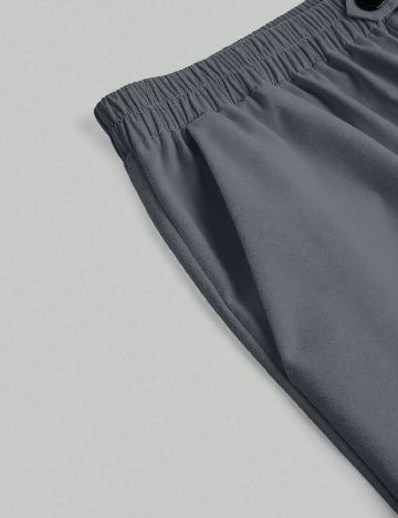 Pantaloni SHEIN CURVE, gri petrol