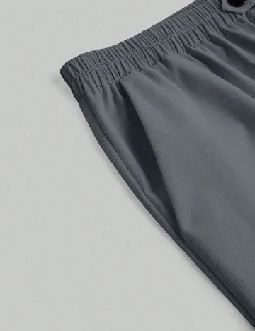 Pantaloni SHEIN CURVE, gri petrol