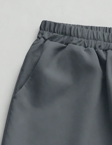 Pantaloni SHEIN CURVE, gri petrol