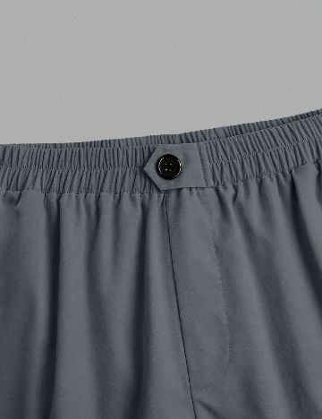 Pantaloni SHEIN CURVE, gri petrol