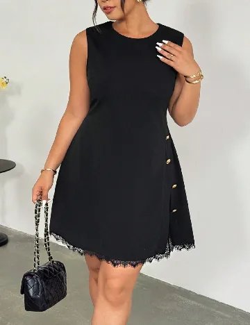 Rochie scurta SHEIN CURVE, negru