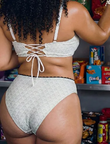 Costum de baie SHEIN CURVE, alb