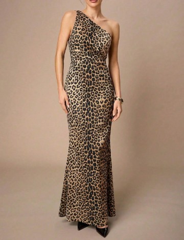 Rochie lunga SHEIN, animal print