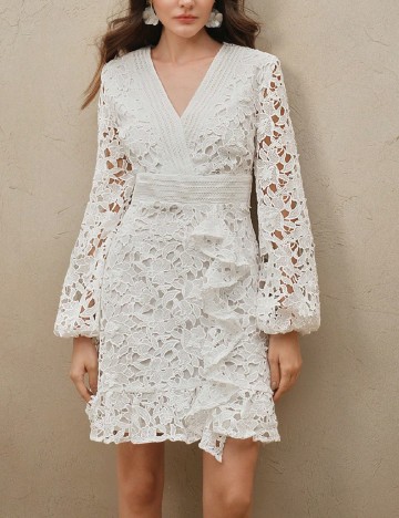 Rochie scurta SHEIN, alb