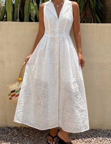 Rochie lunga SHEIN, alb