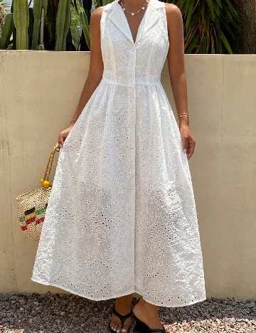 Rochie lunga SHEIN, alb