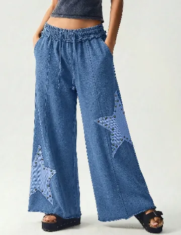 Pantaloni SHEIN, albastru