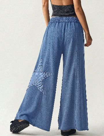 Pantaloni SHEIN, albastru