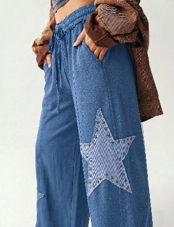 Pantaloni SHEIN, albastru