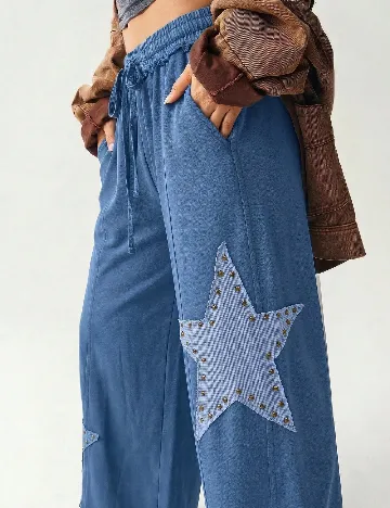 Pantaloni SHEIN, albastru