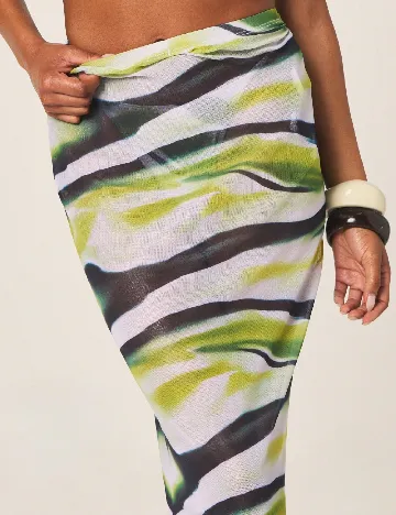 Fusta de plaja Missguided, mix culori
