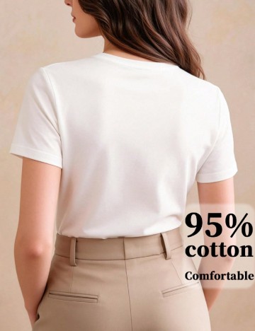 Tricou Anewsta, alb