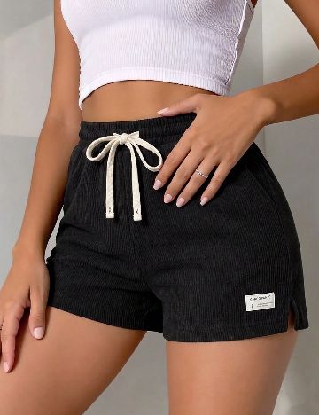 Pantaloni scurti SHEIN, negru