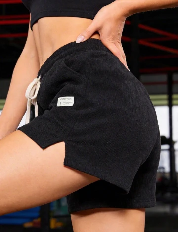 Pantaloni scurti SHEIN, negru