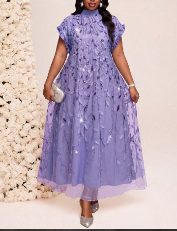 Rochie lunga SHEIN CURVE, mov