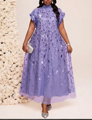 Rochie lunga SHEIN CURVE, mov