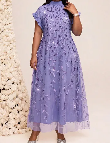 Rochie lunga SHEIN CURVE, mov