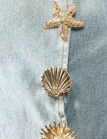 Top Missguided, albastru deschis