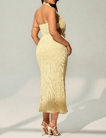 Rochie lunga SHEIN CURVE, galben