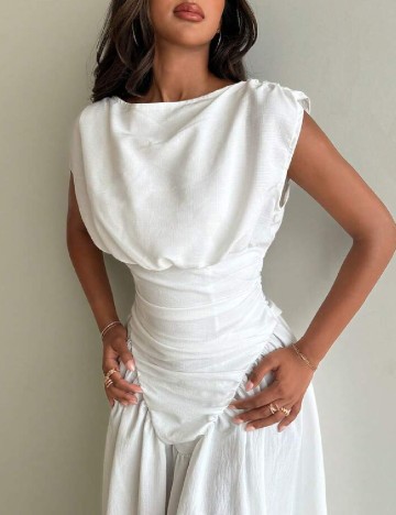 Rochie lunga SHEIN, alb
