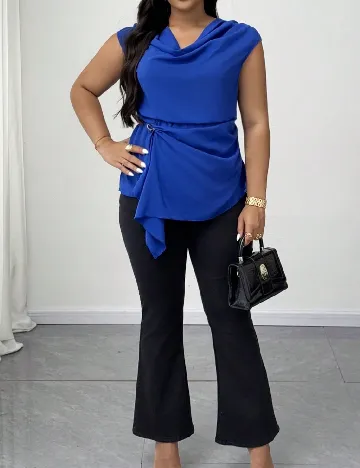 Bluza SHEIN CURVE, albastru