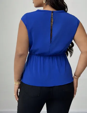 Bluza SHEIN CURVE, albastru