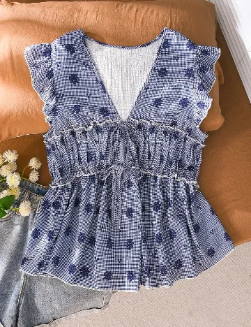 Bluza SHEIN CURVE, bleumarin