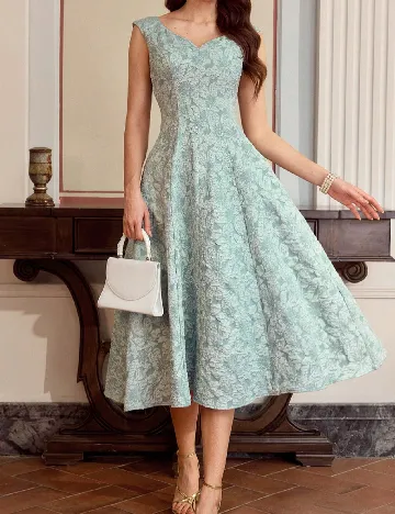 Rochie medie SHEIN, verde