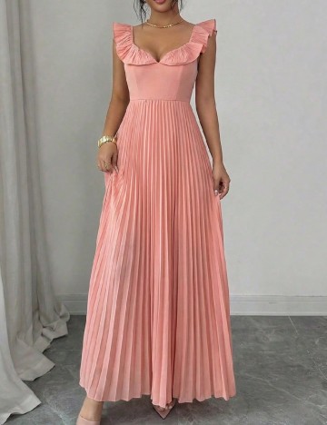 Rochie lunga SHEIN, somon