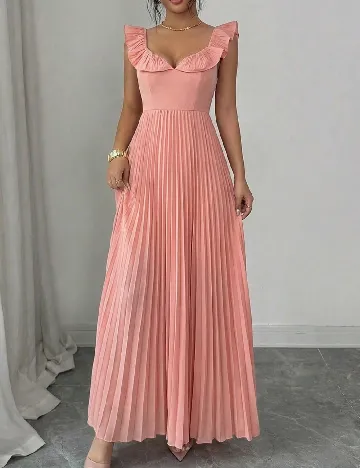Rochie lunga SHEIN, somon