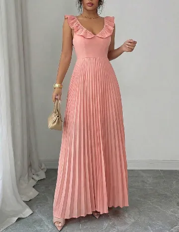 Rochie lunga SHEIN, somon