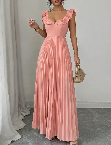 Rochie lunga SHEIN, somon