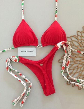 Costum de baie SHEIN, rosu