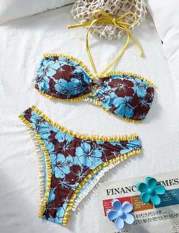 Costum de baie SHEIN, mix culori