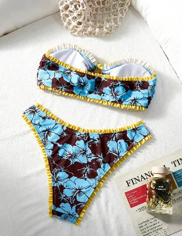 Costum de baie SHEIN, mix culori