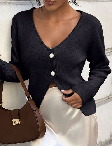 Cardigan SHEIN, negru