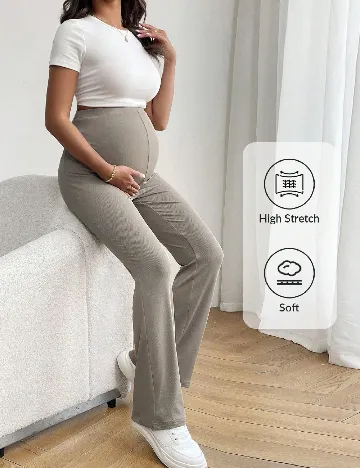 Pantaloni SHEIN Maternity, gri