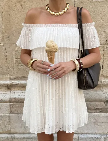 Rochie scurta SHEIN, alb